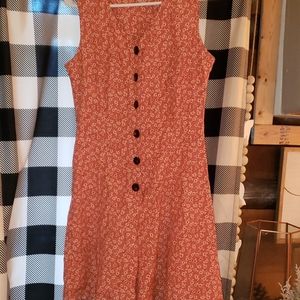 romper floral size small button closure